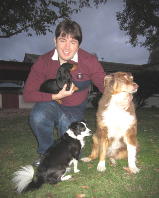 steve with dogs 2013